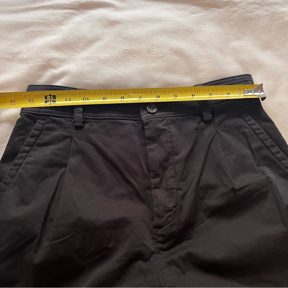 Everlane Pleated Chino Pants Black Size 0 - Picture 6 of 12